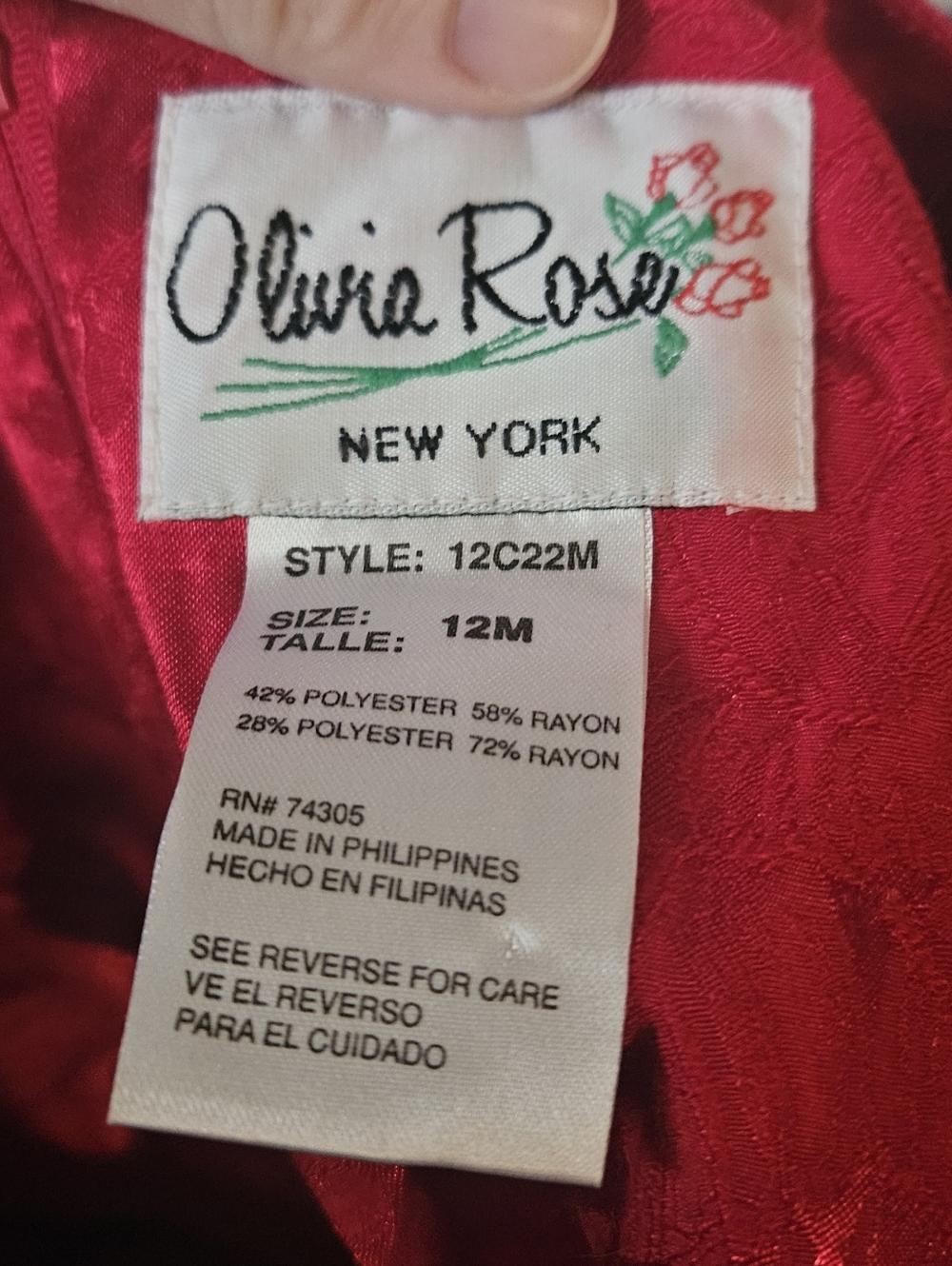 Red Vintage Olivia Rose Dress